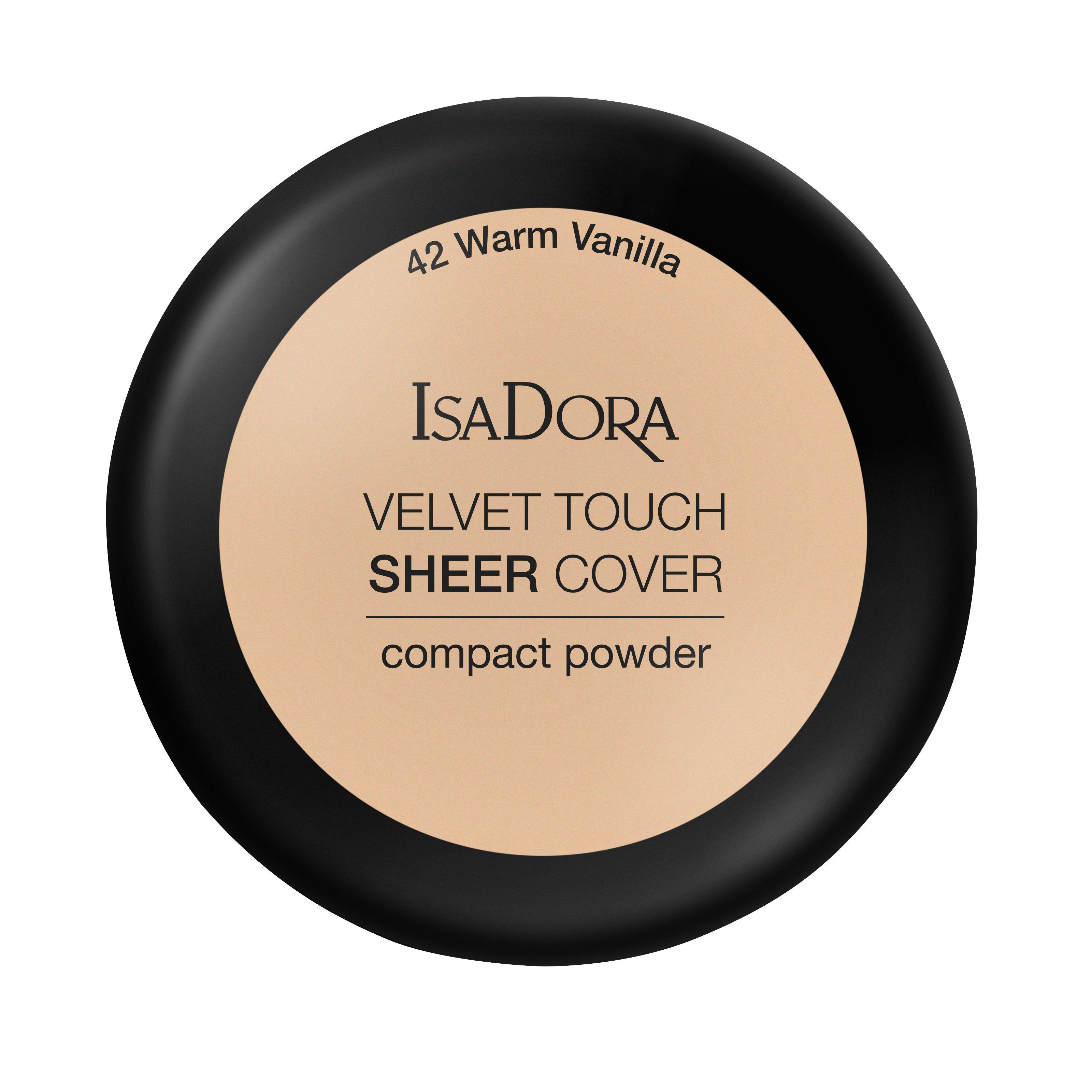 IsaDora Velvet Touch Sheer Cover Compact Powder 42 Warm Vanilla