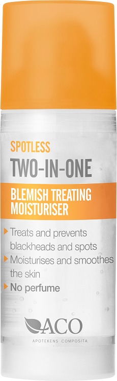 Aco Spotless Blemish Treating Moisturiser Återfuktande Gel 50 ml