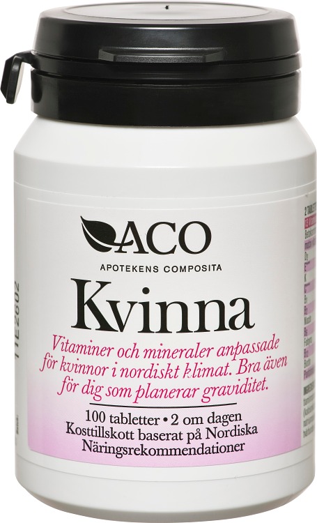 ACO Kvinna Multivitamin för kvinnor 100 tabletter