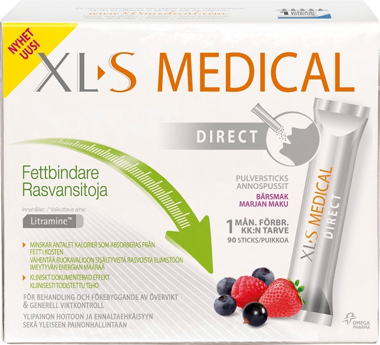 XL - S Medical Fettbindare Direkt Viktminskning 90 pulversticks