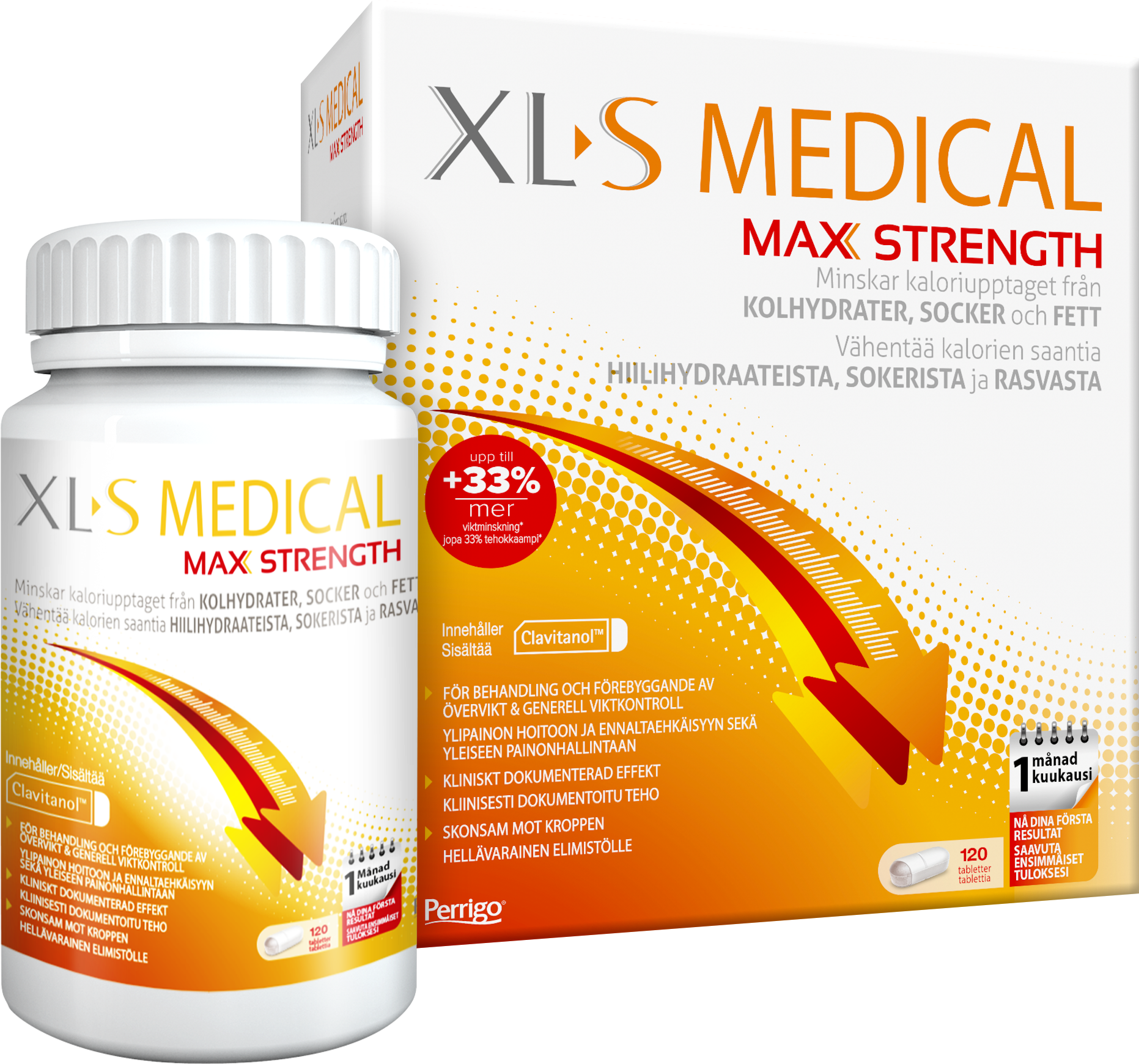 Xl-S Medical Max Strength Viktminskning 120 tabletter