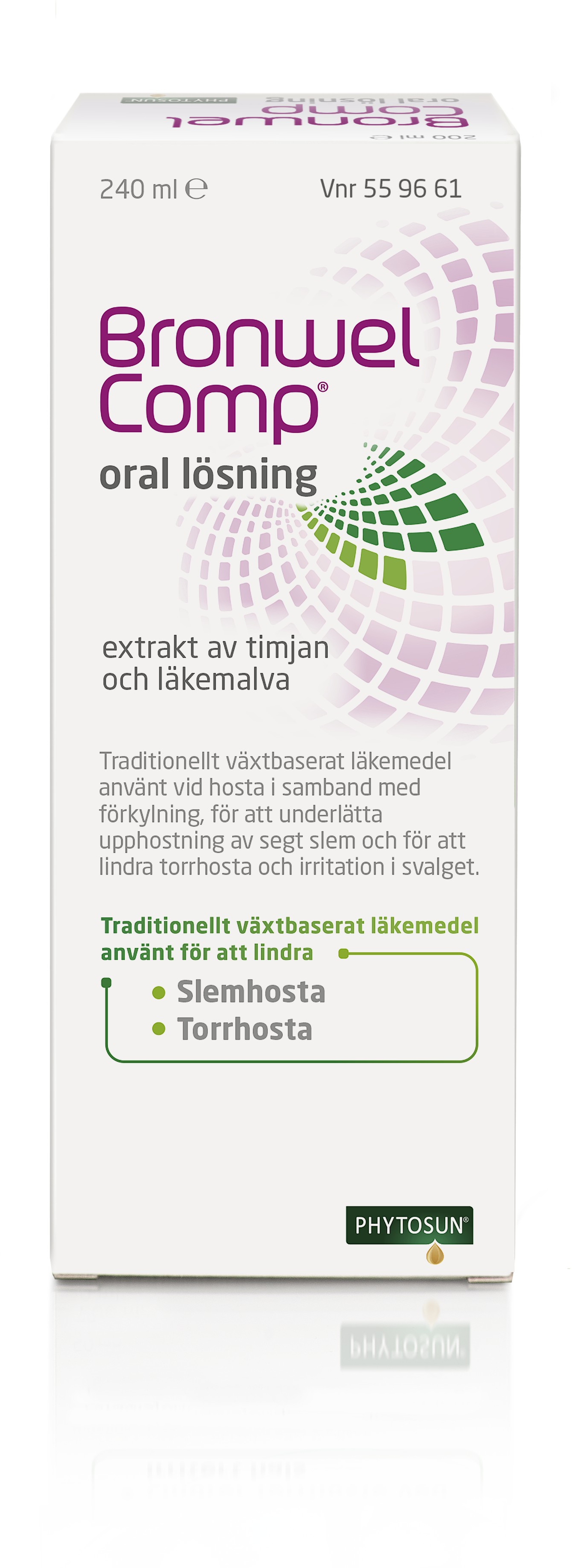 Bronwel Comp Oral Lösning Slem & Torrhosta Vid Förkylning 240 ml