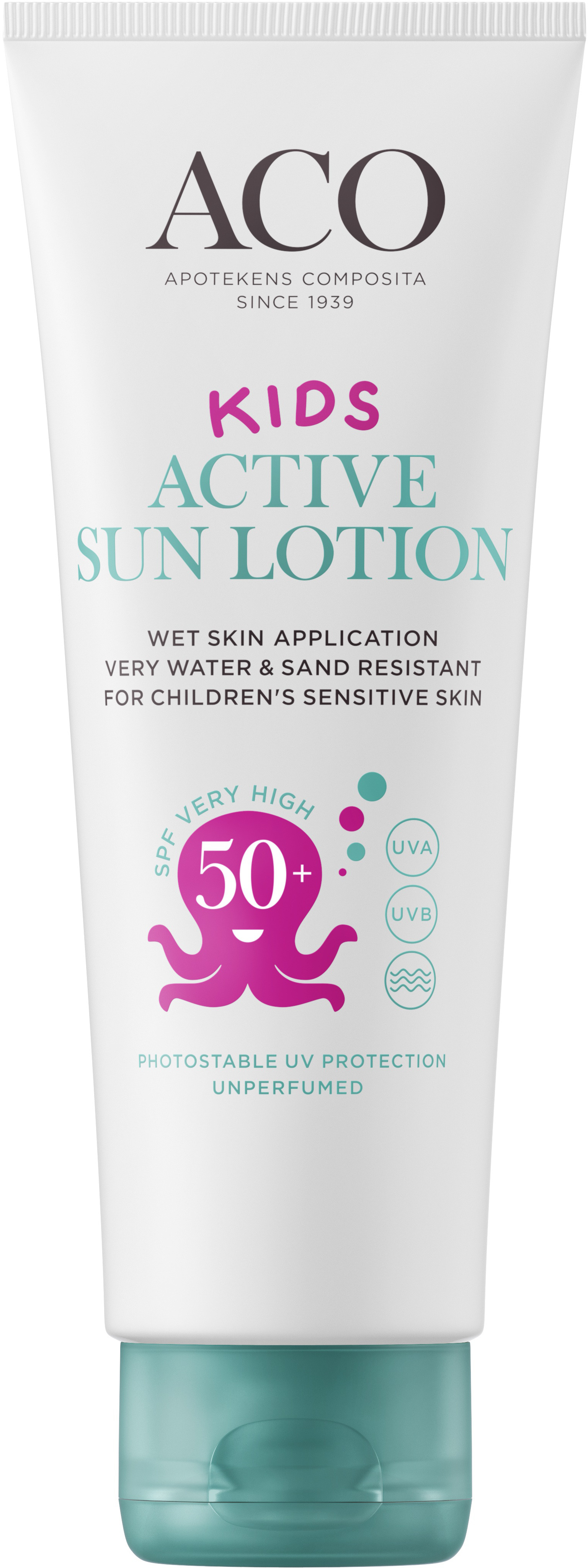 ACO Sun Kids Lotion SPF50+ Solskydd Barn 125 ml
