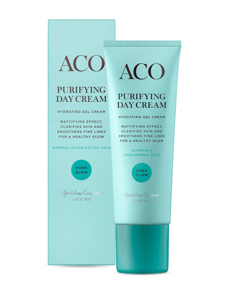 ACO Face Pure Glow Purifying Day Cream Dagkräm 50 ml