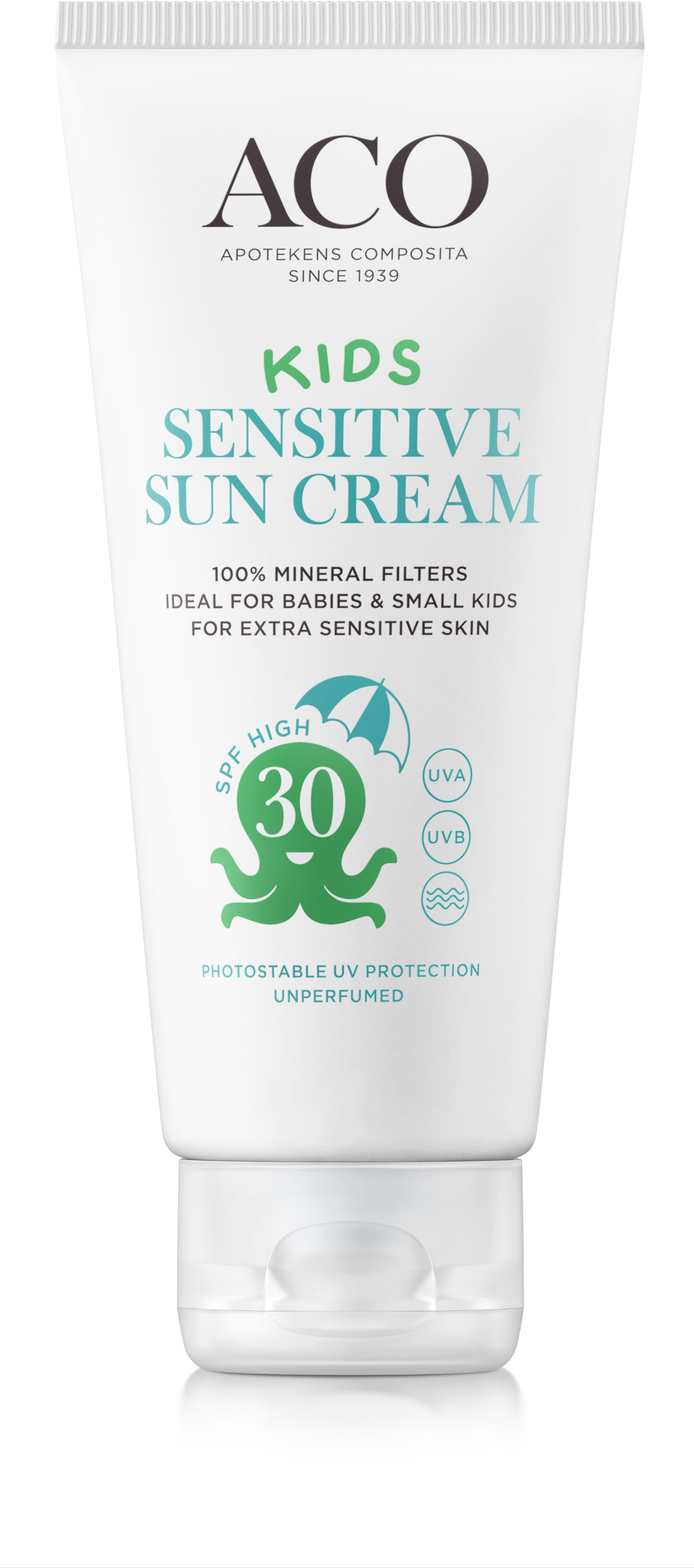 Aco Sun Kids Sensitive Cream SPF30 Solskydd Barn 100 ml