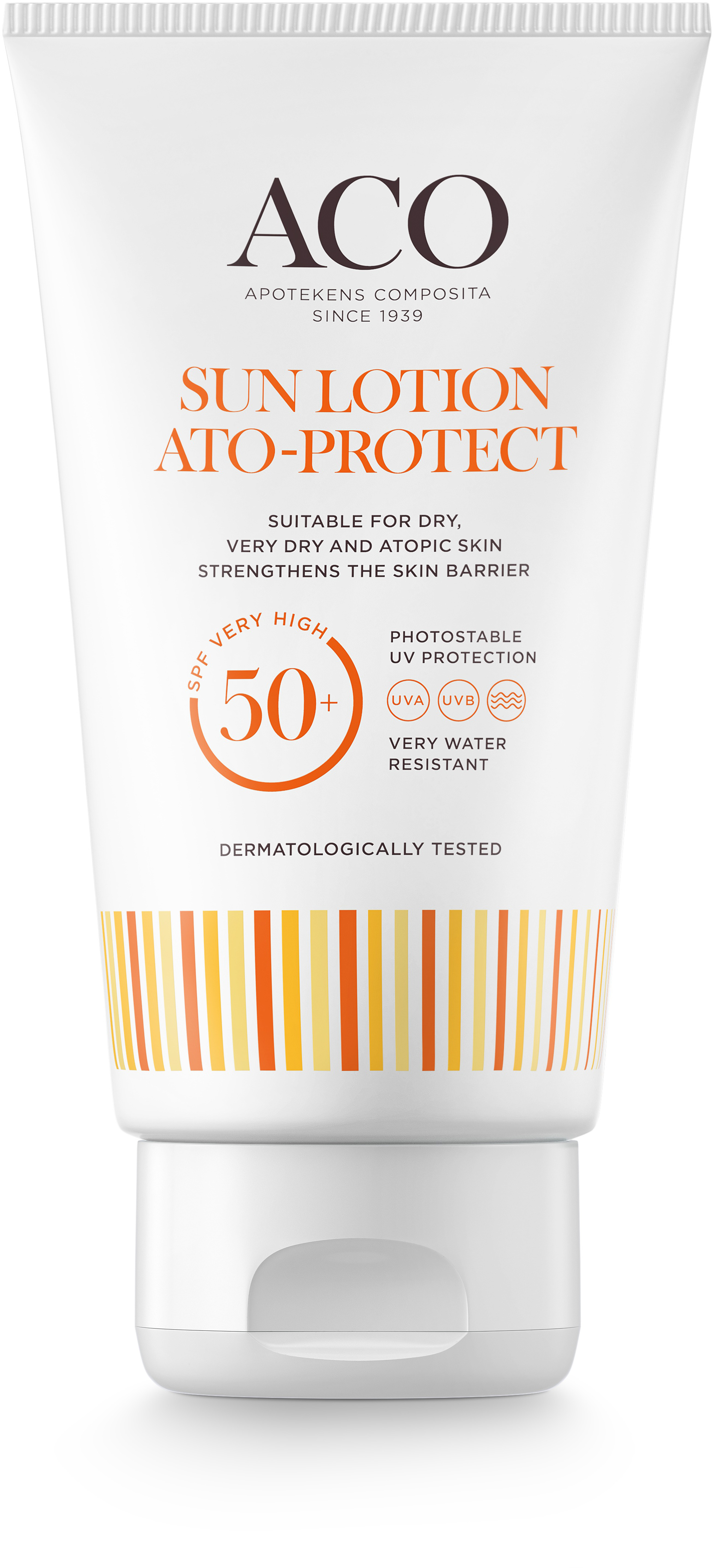 Aco Sun Atoprotect Lotion SPF50+ Solskydd Torr & Atopisk Hud 150 ml