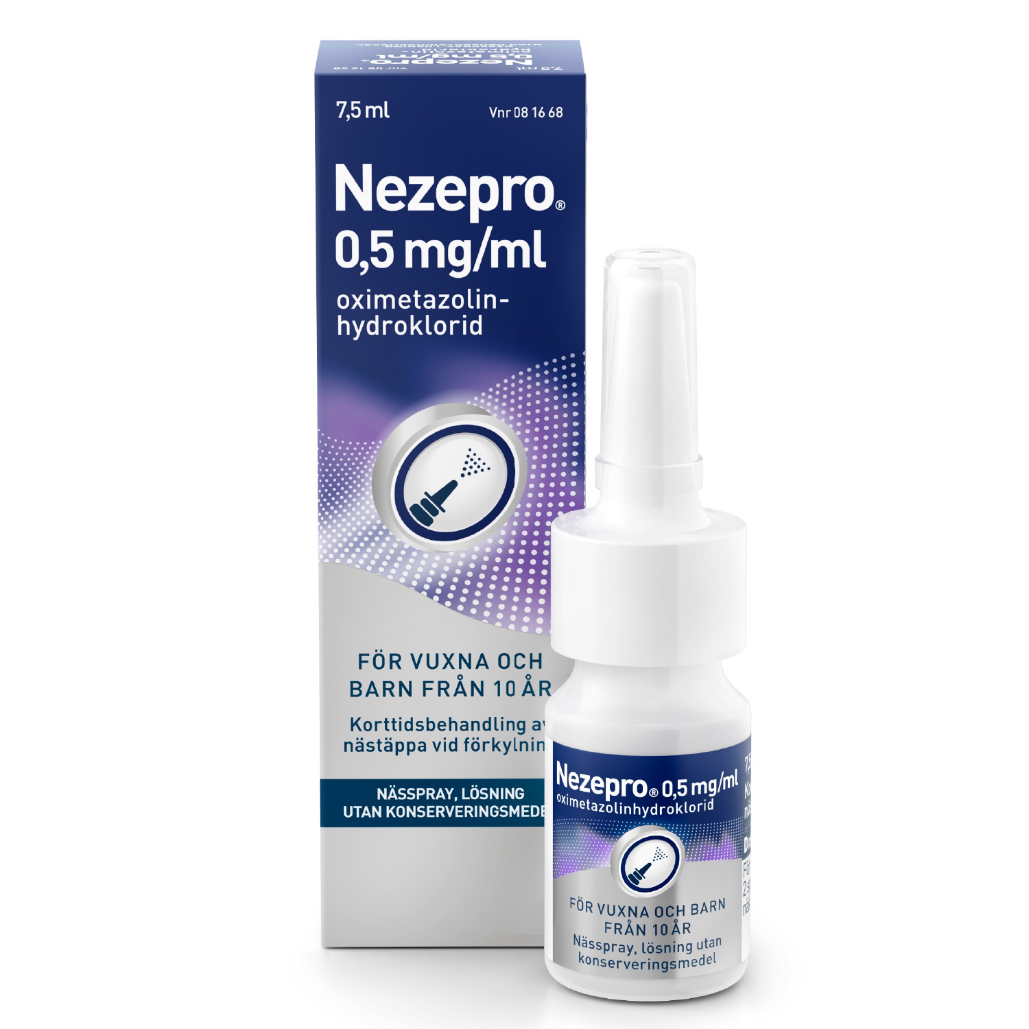 Nezepro Nässpray 0,5 mg/ml 7,5 ml