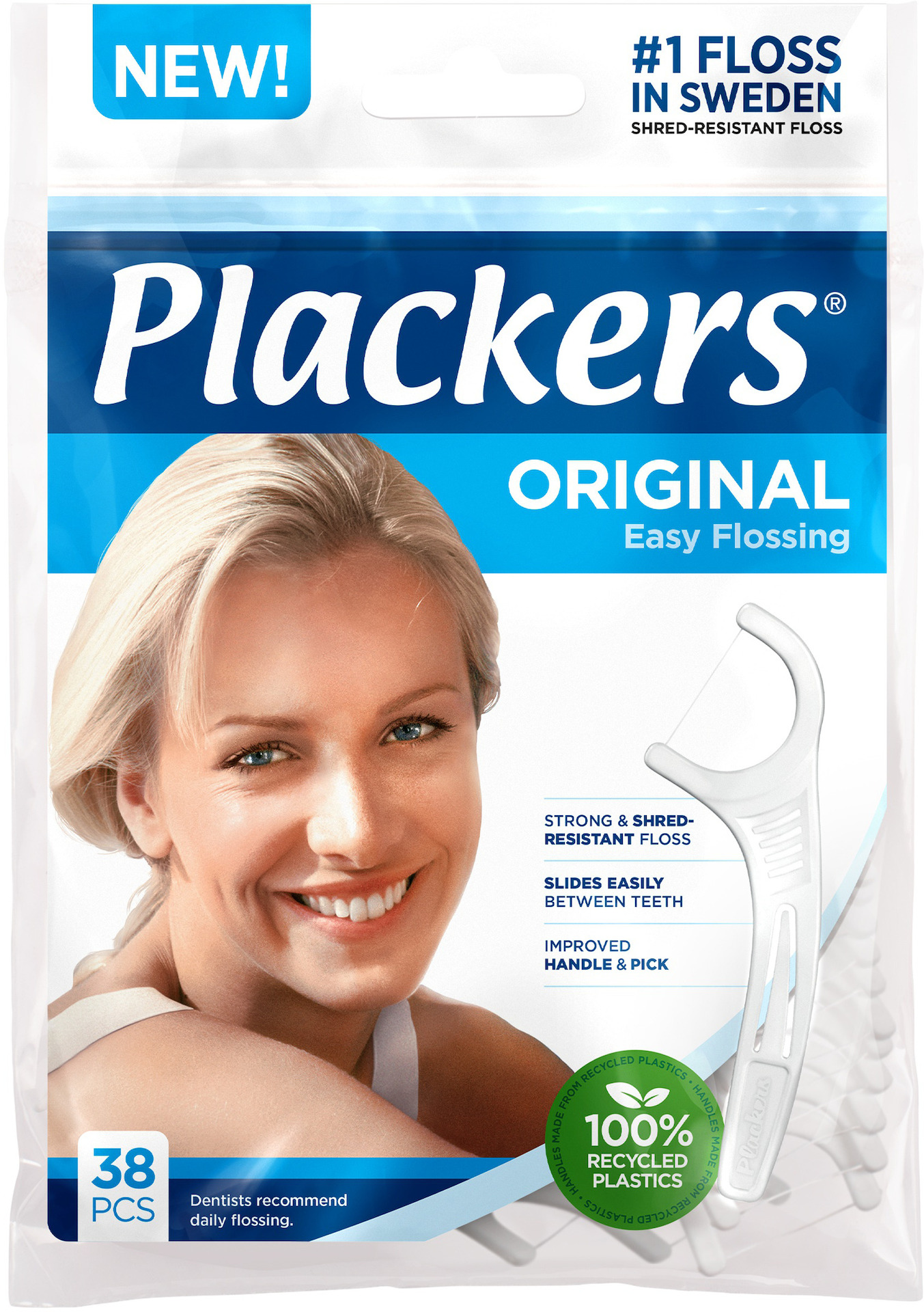 Plackers Original Tandtrådsbyglar 38 st