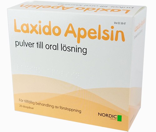 Laxido Apelsin pulver till oral lösning, dospåsar, 20 st