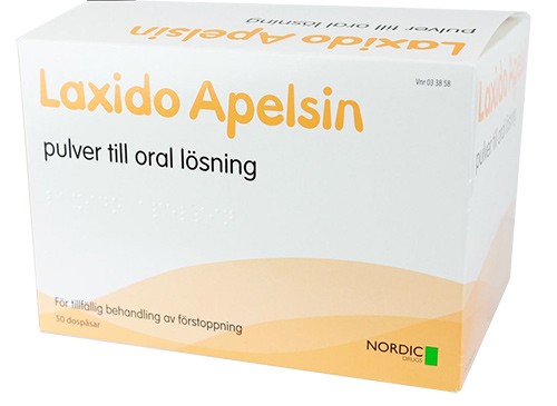 Laxido Apelsin pulver till oral lösning, dospåsar 50 st