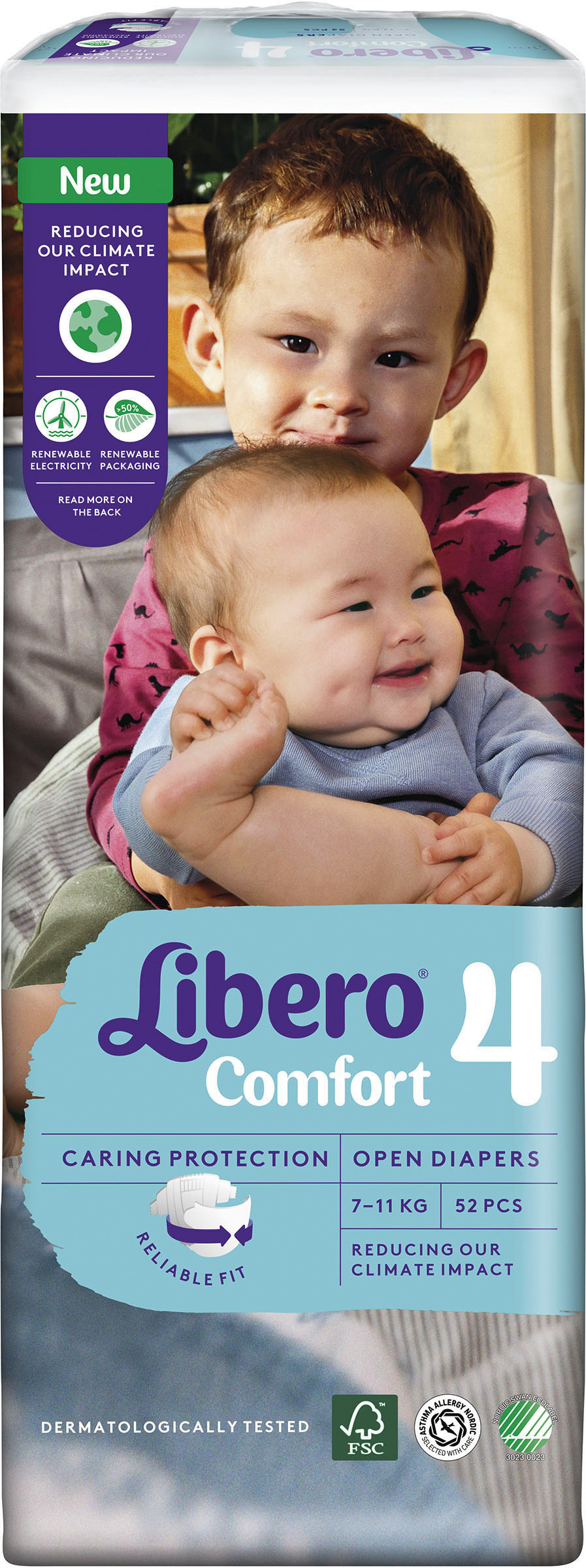 Libero Blöjor stl 4 7-11 kg 52 st