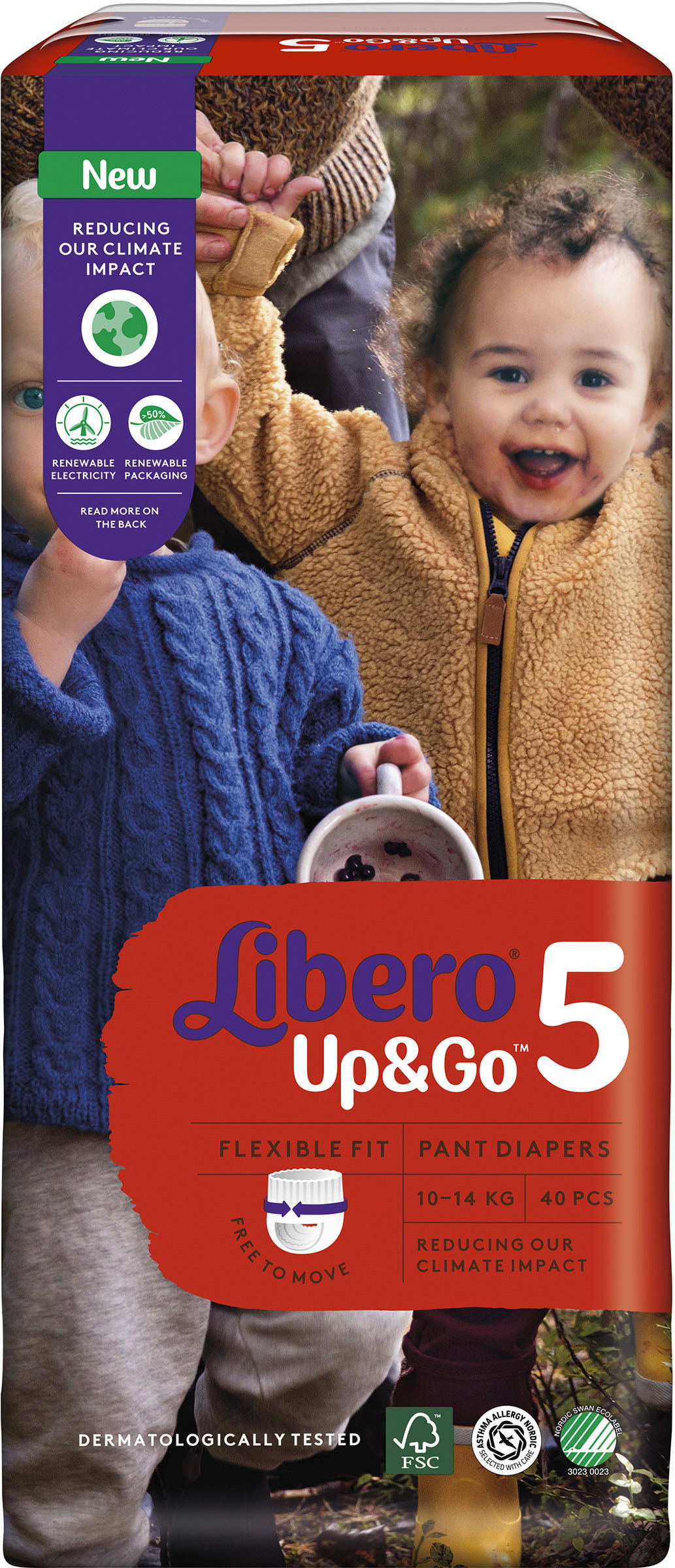 Libero Blöjor Up&Go stl 5 10-14 kg 40 st
