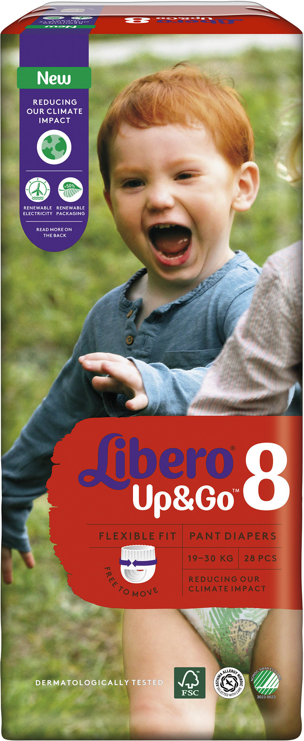 Libero Blöjor Up&Go 8 (19-30 kg) 28 st