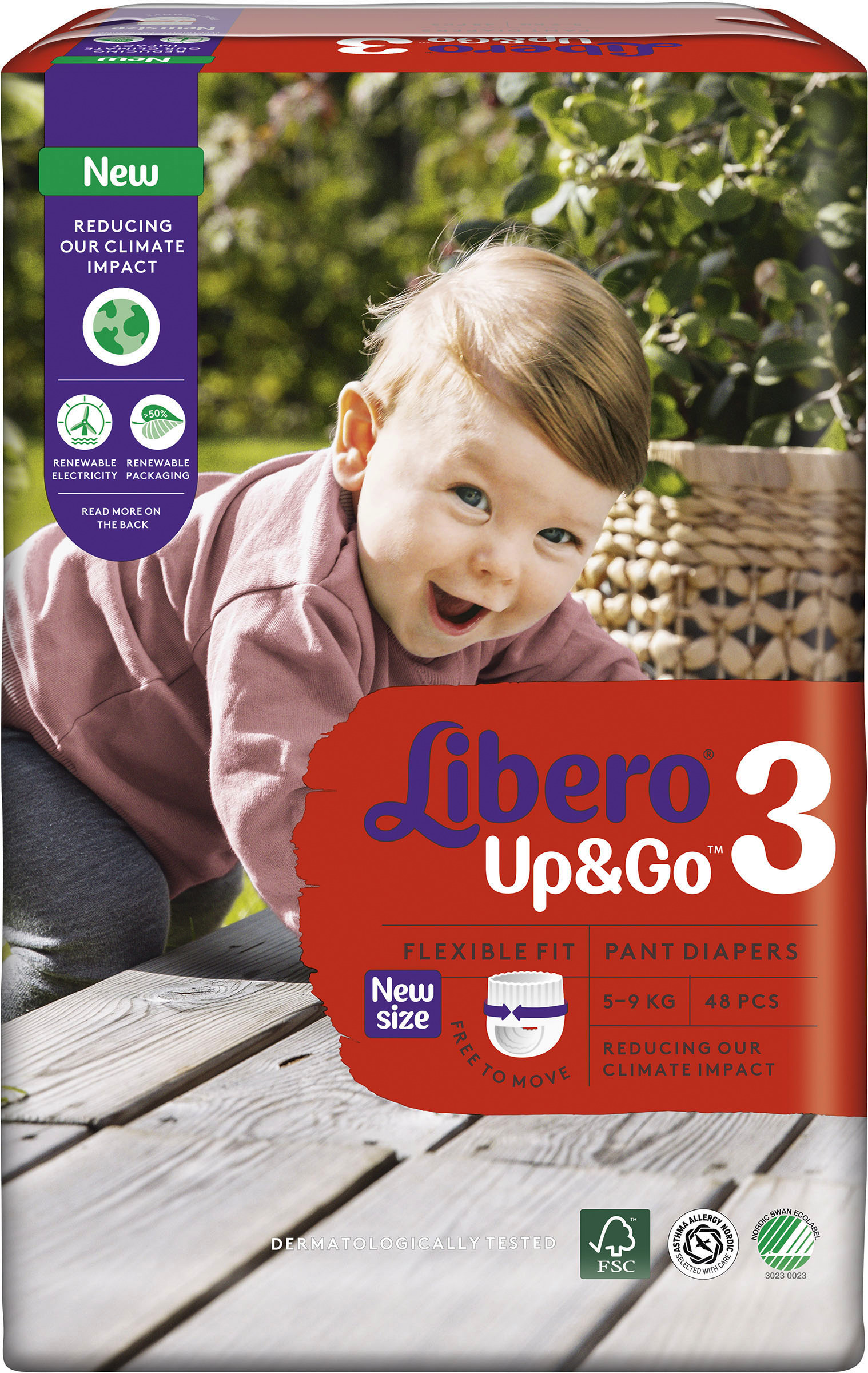 Libero Blöjor Up&Go 3 (5-9 kg) 48 st