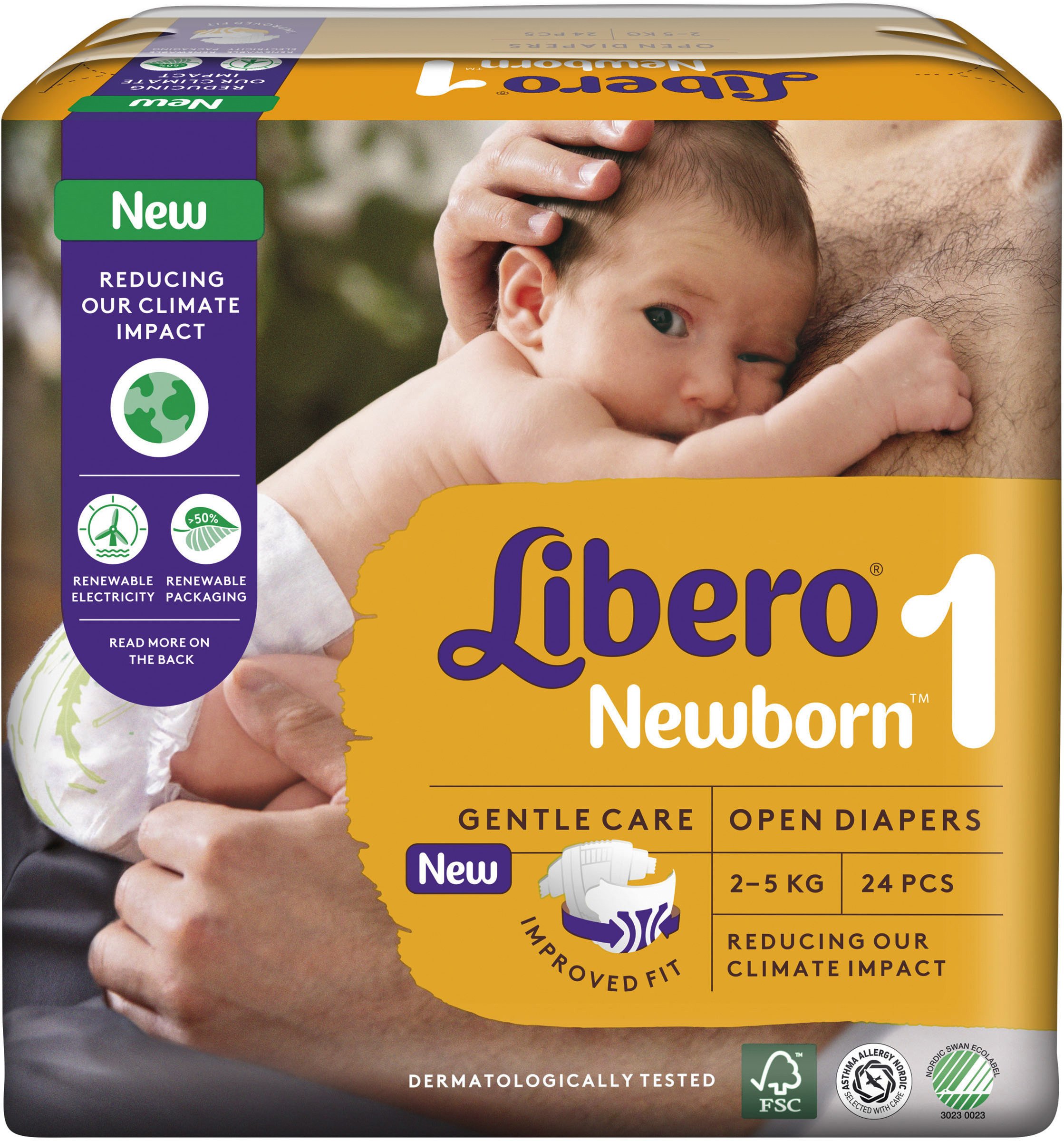 Libero Newborn 1 (2-5 kg) 24 st