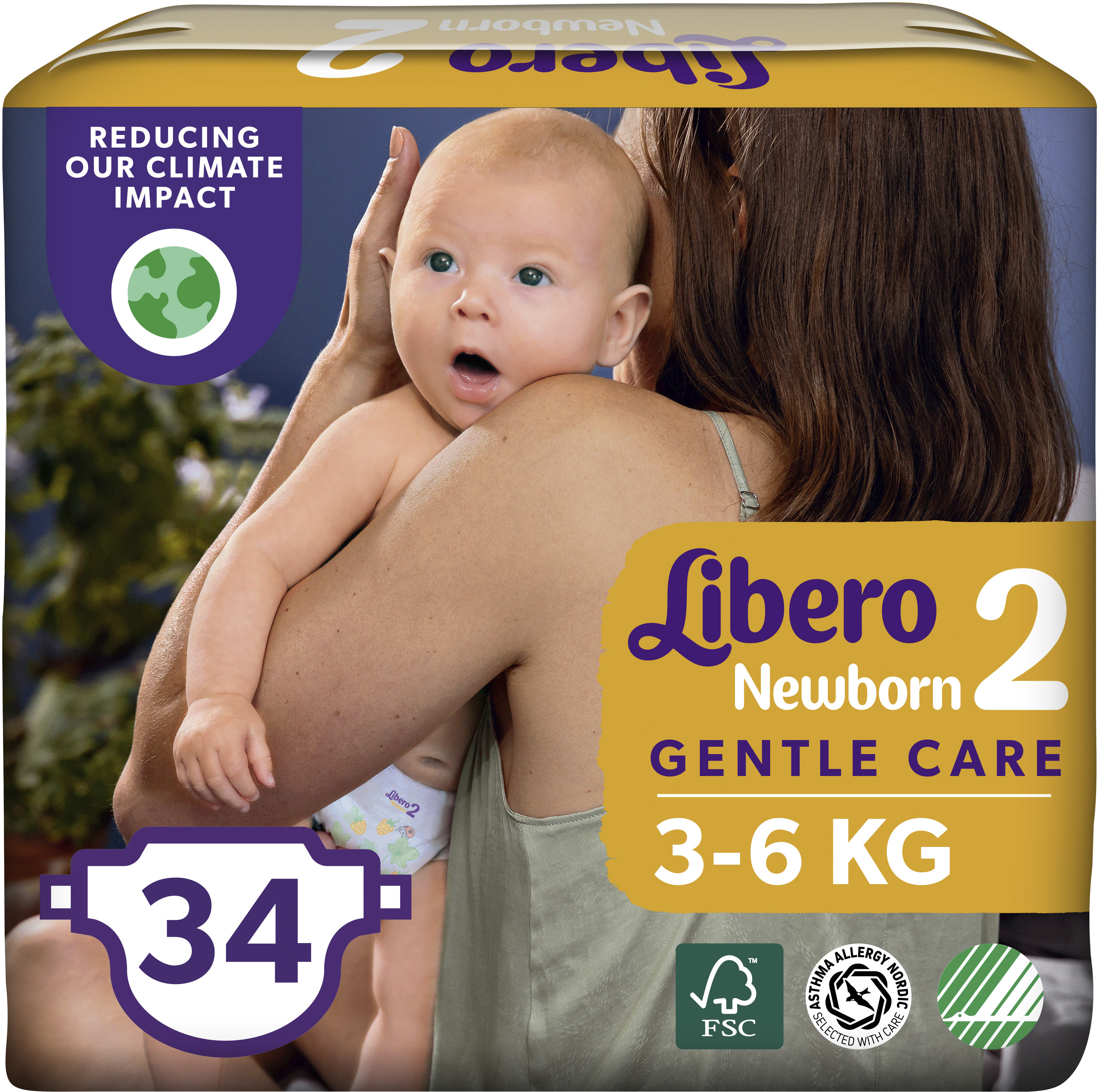 Libero Newborn 2 (3–6 kg) 34 st