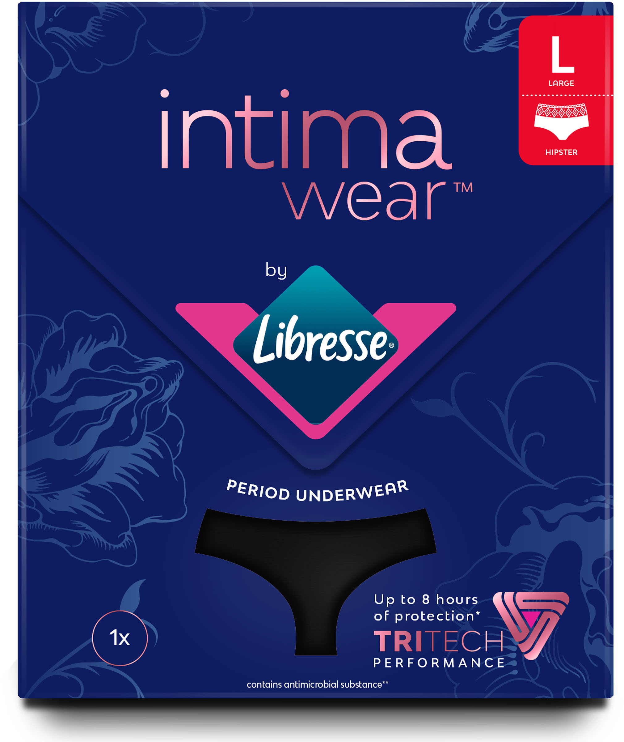 Libresse Intima Wear Hipster Menstrosa Large 1 st