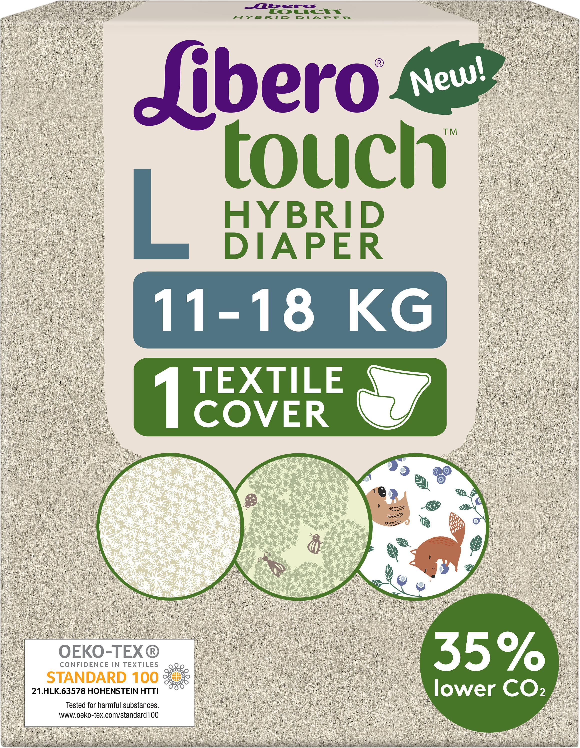 Libero Touch L Hybridblöja (11-18 kg) 1 st