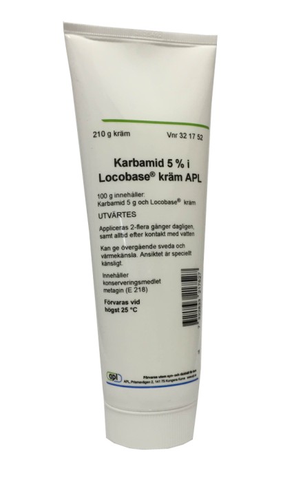 Karbamid 5% i Locobase kräm APL 210g
