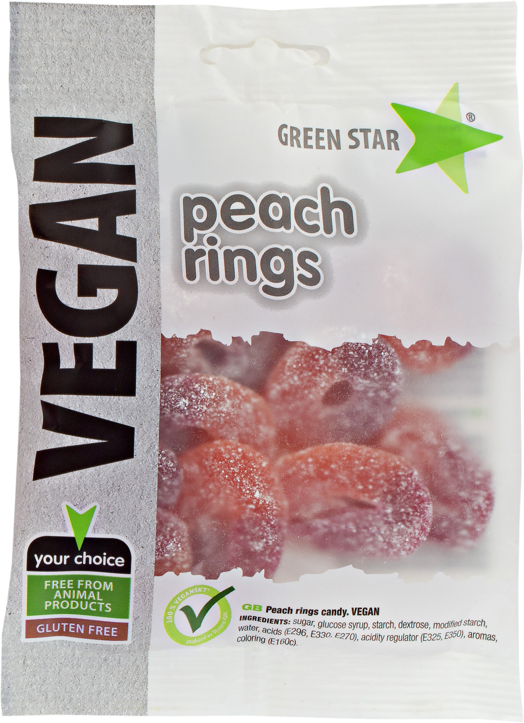 Green Star Peach rings 80 g