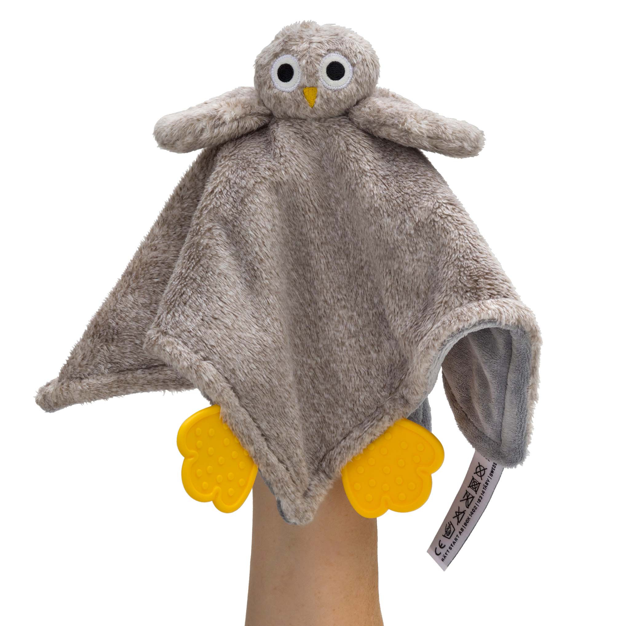 OWLS Snuttefiltskompis Baby Owls Med Bitis 1 st