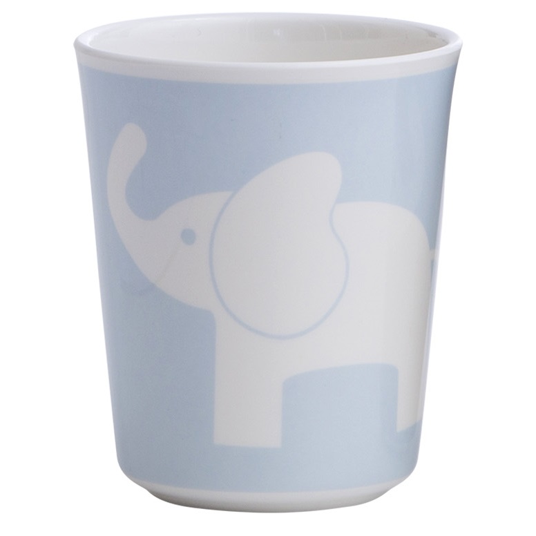 Elefant Melaminglas Ljusblå 1 st