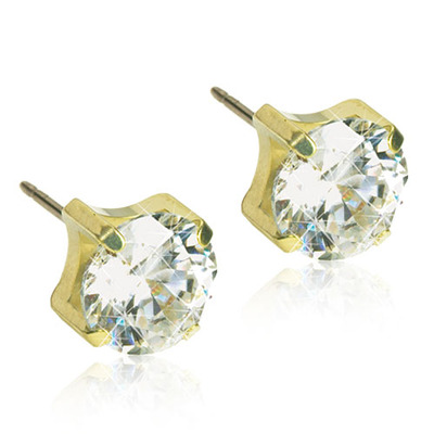Blomdahl Örhängen GT Tiffany CZ 4 mm White 1 par