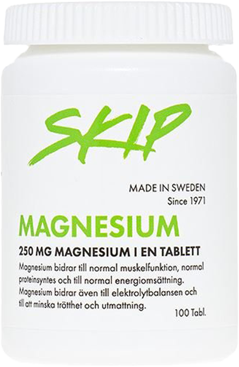 Skip Magnesium 250 mg 100 tabletter