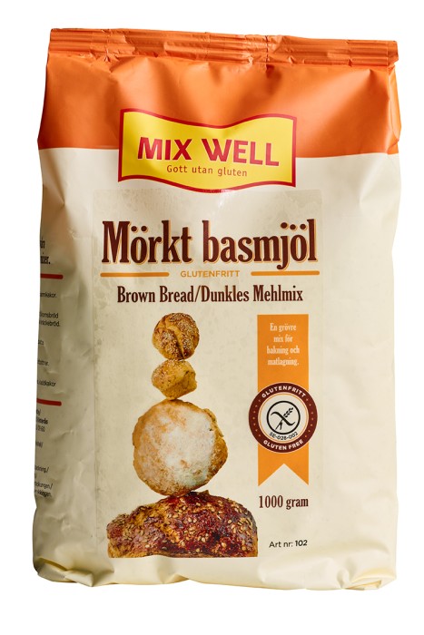 MixWell Glutenfritt Mörkt Basmjöl 1000 g
