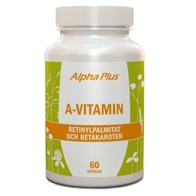 Alpha Plus A-vitamin 60 kapslar