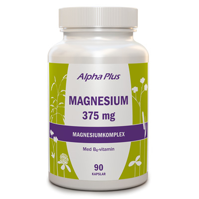 Alpha Plus Magnesium 375 mg 90 kapslar
