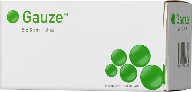 Mölnlycke Health Care Mesoft Kompresser 5 x 5 cm 300 st