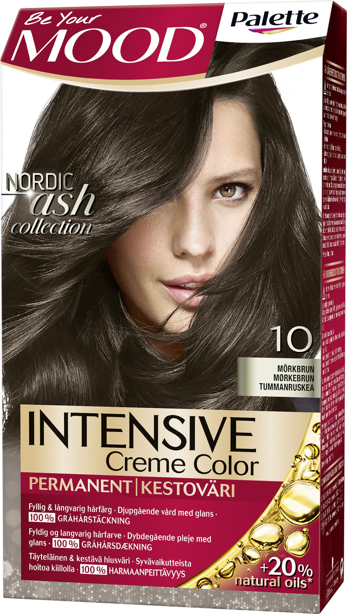 MOOD Palette Intensive Creme Color 10 Mörkbrun