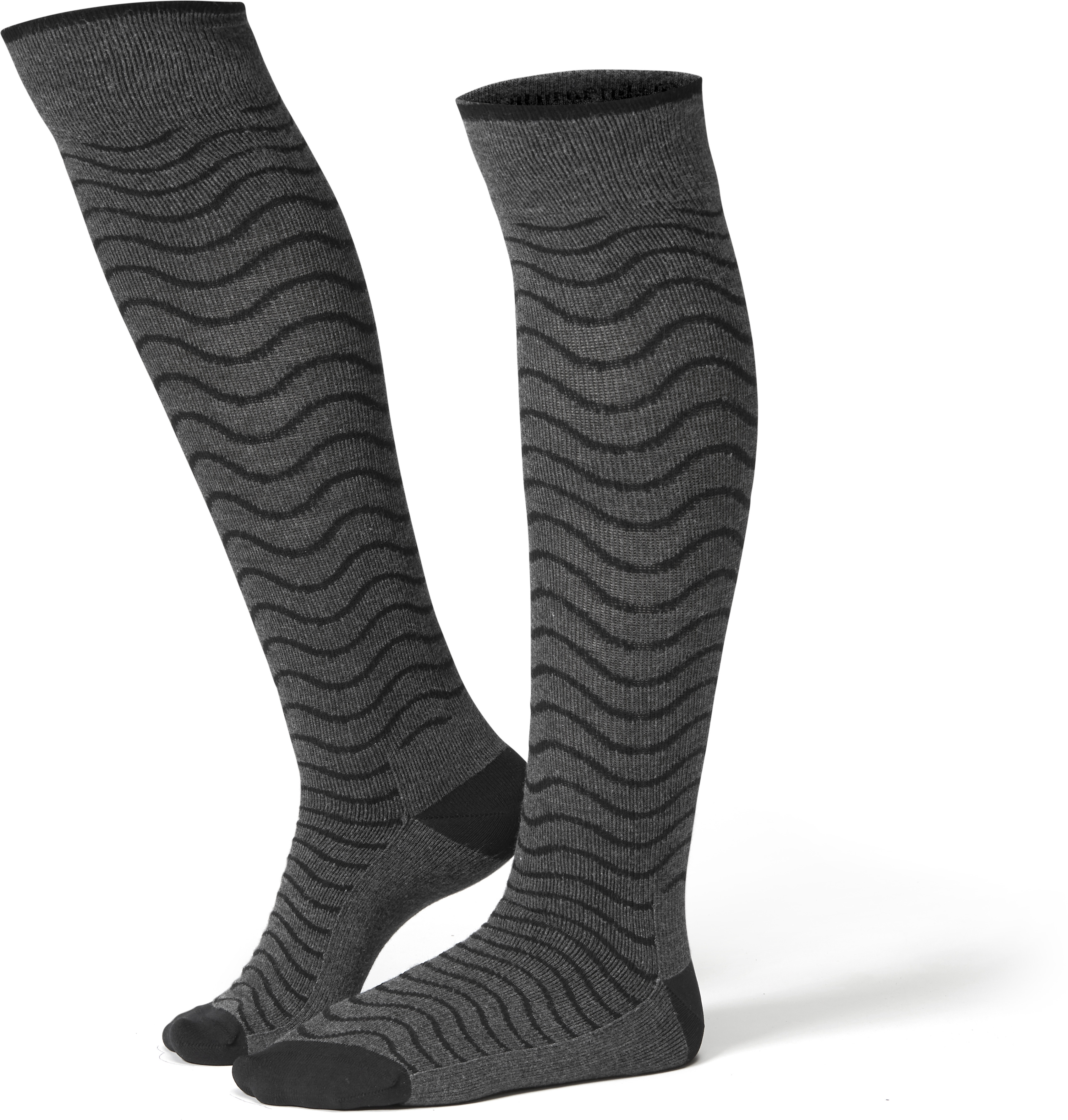 Life Wear Stödstrumpa Bambu Mönstrad Gråsvart Stl M 37-39