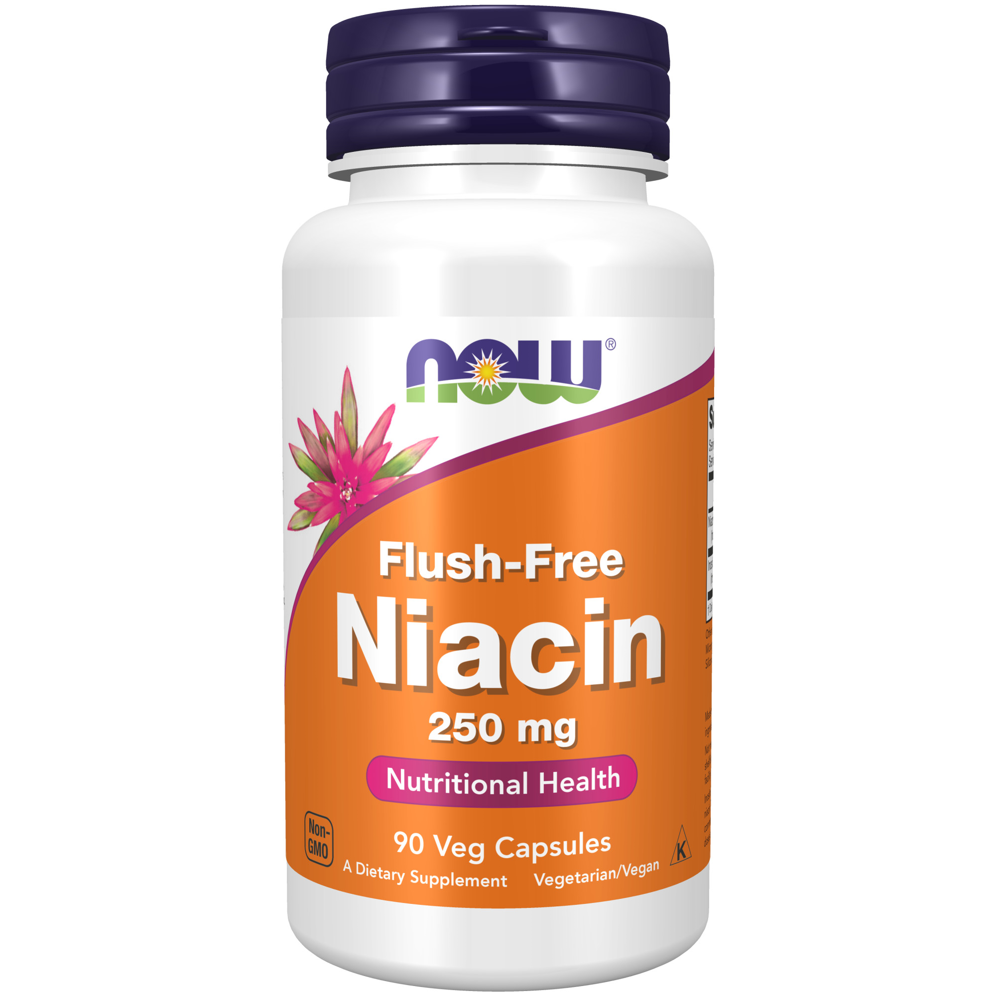NOW Niacin Flush-Free 250mg 90 vegkapslar