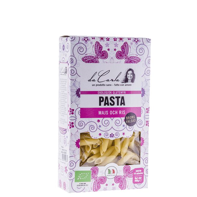 Da Carla Penne Pasta Majs & Ris 400g