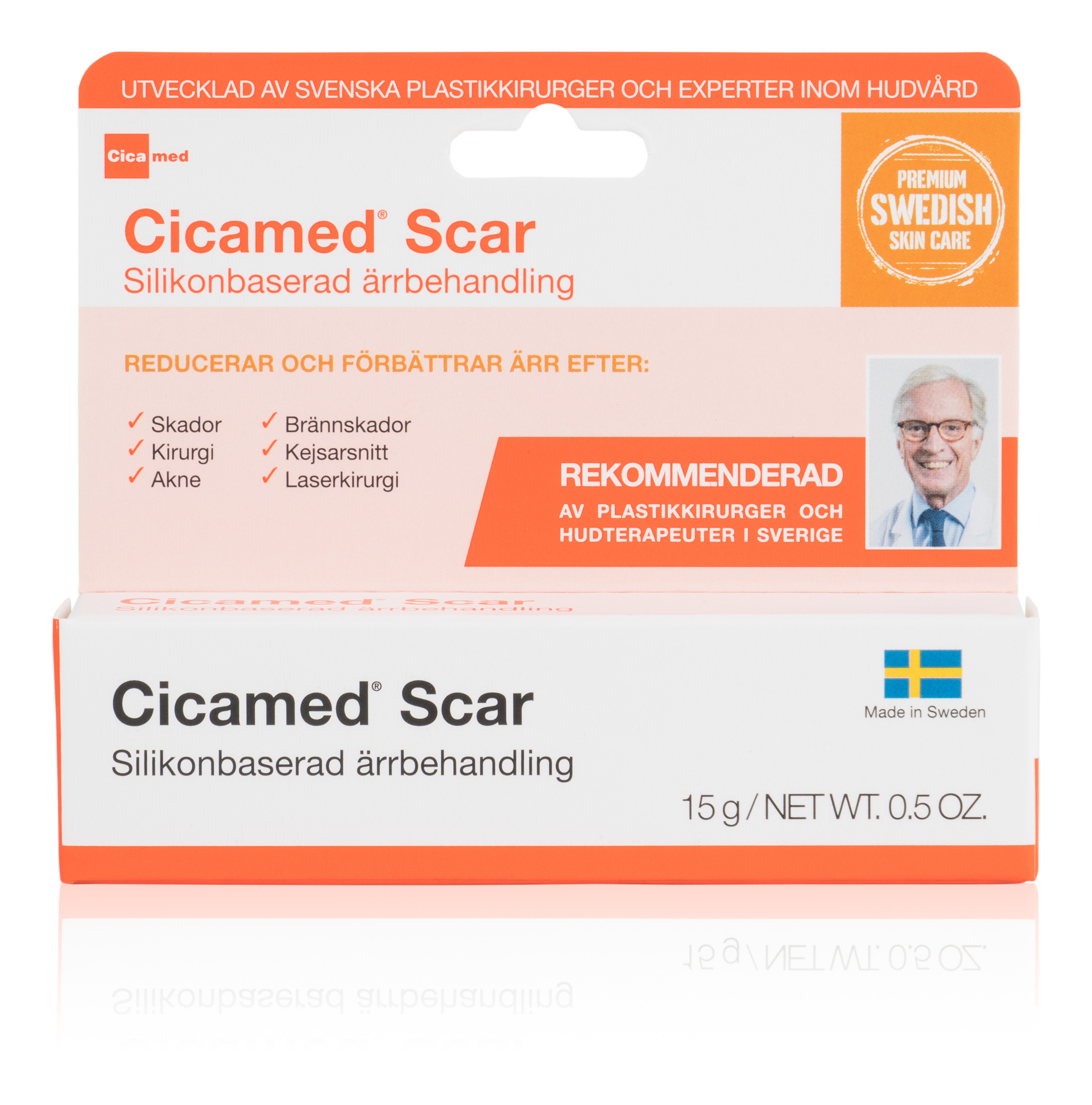 Cicamed Scar Silikonbaserad Ärrbehandling 15 g