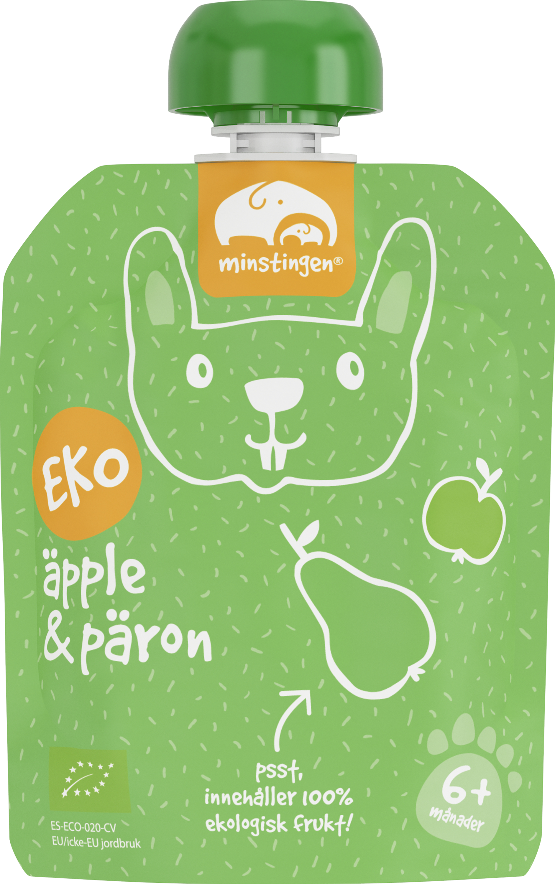 Minstingen Smoothie äpple/päron 90 g