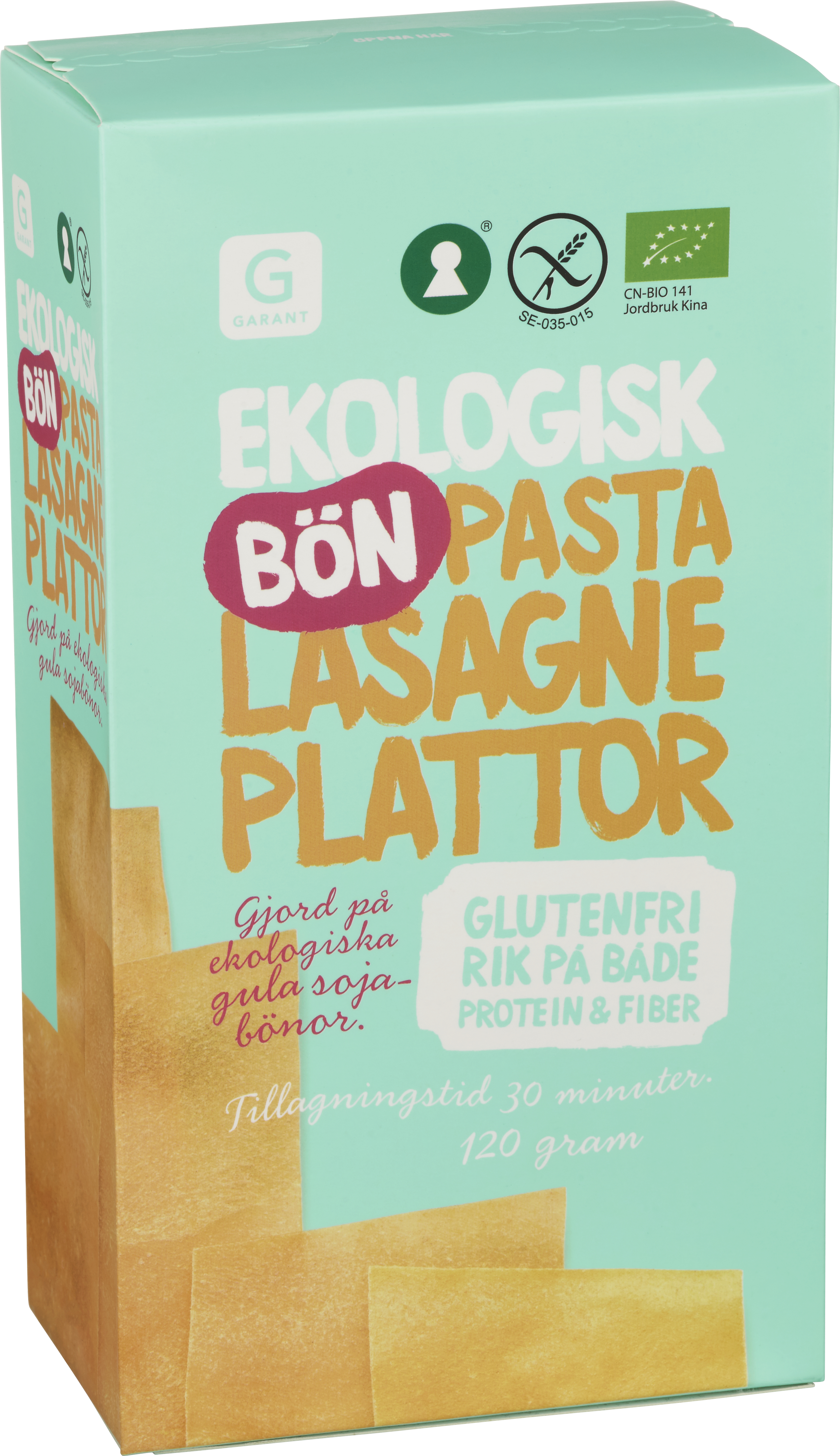 Garant Eko Bönlasagneplattor 120 g