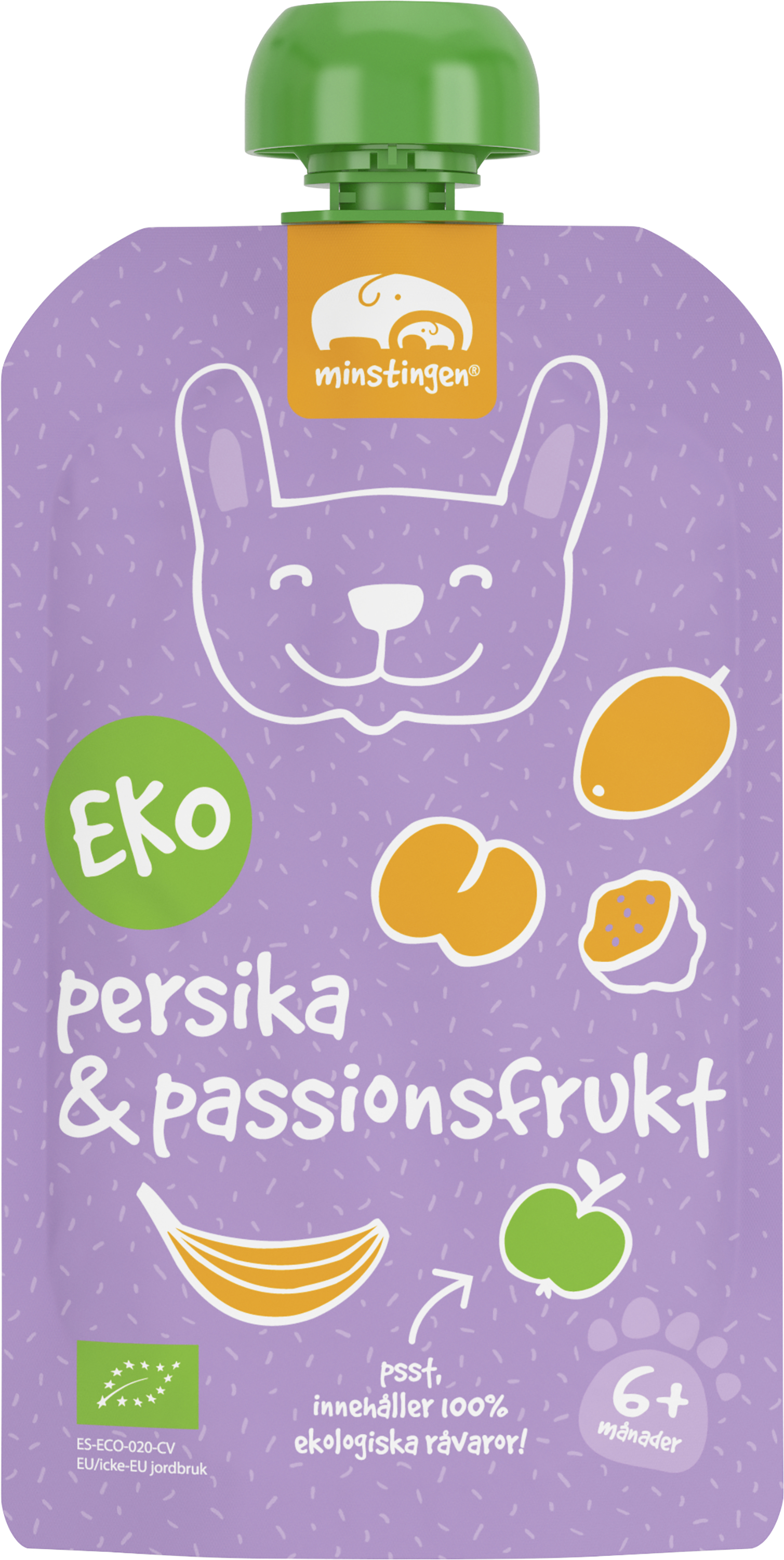Minstingen Smoothie Persika/passion 120 g
