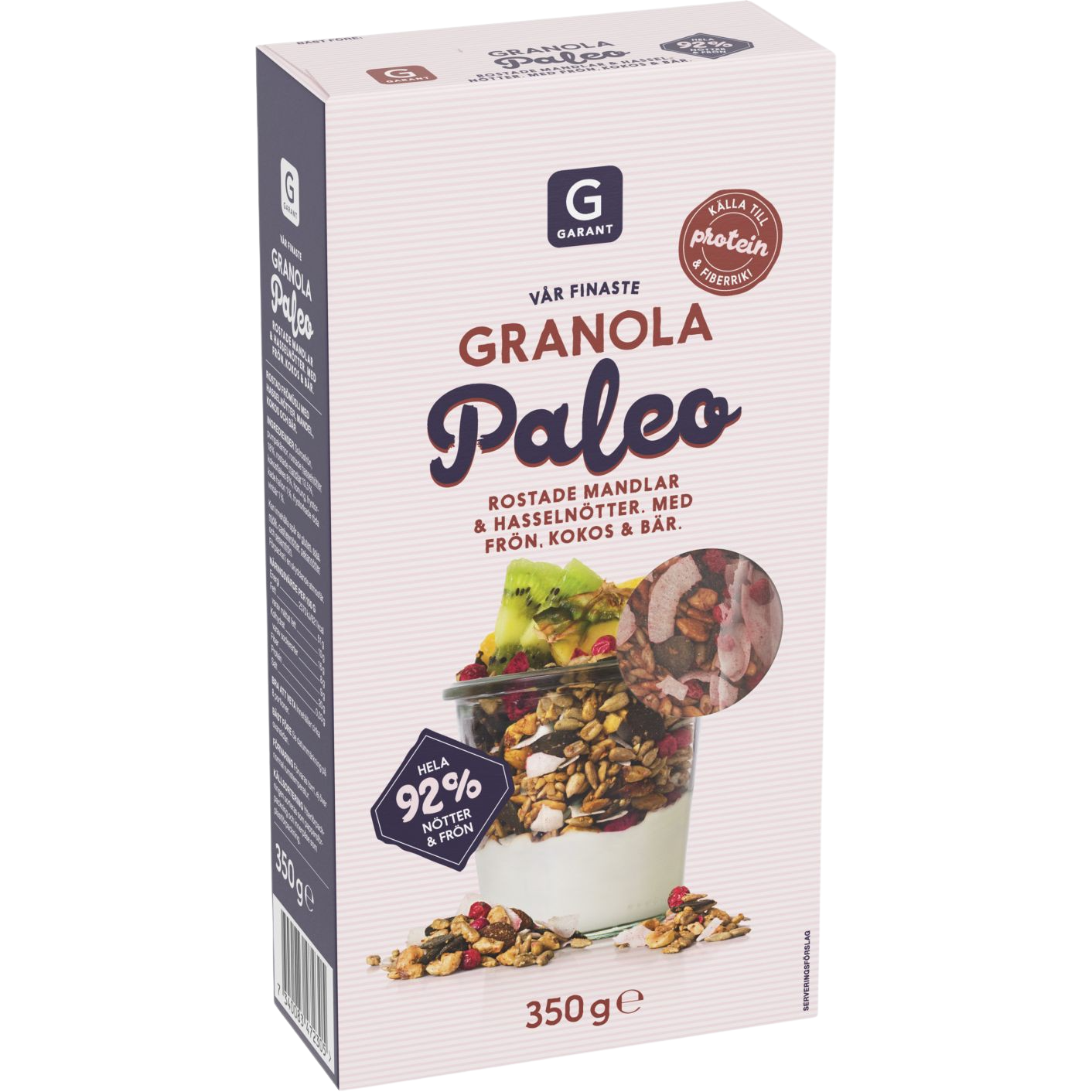 Garant Granola Paleo M Röda Bär 350 g
