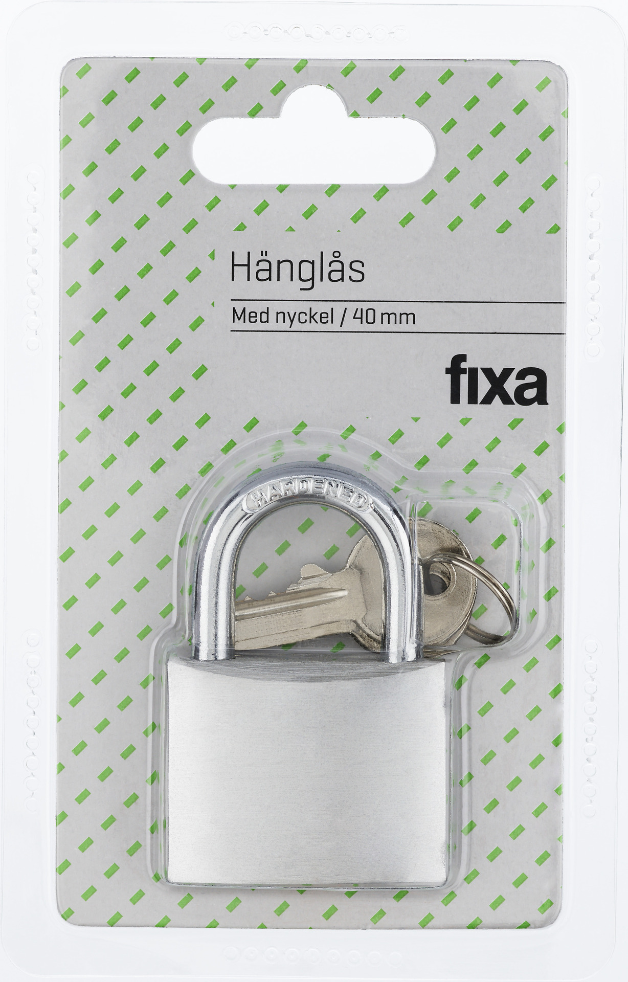 Fixa Hänglås m Nyckel 1 st
