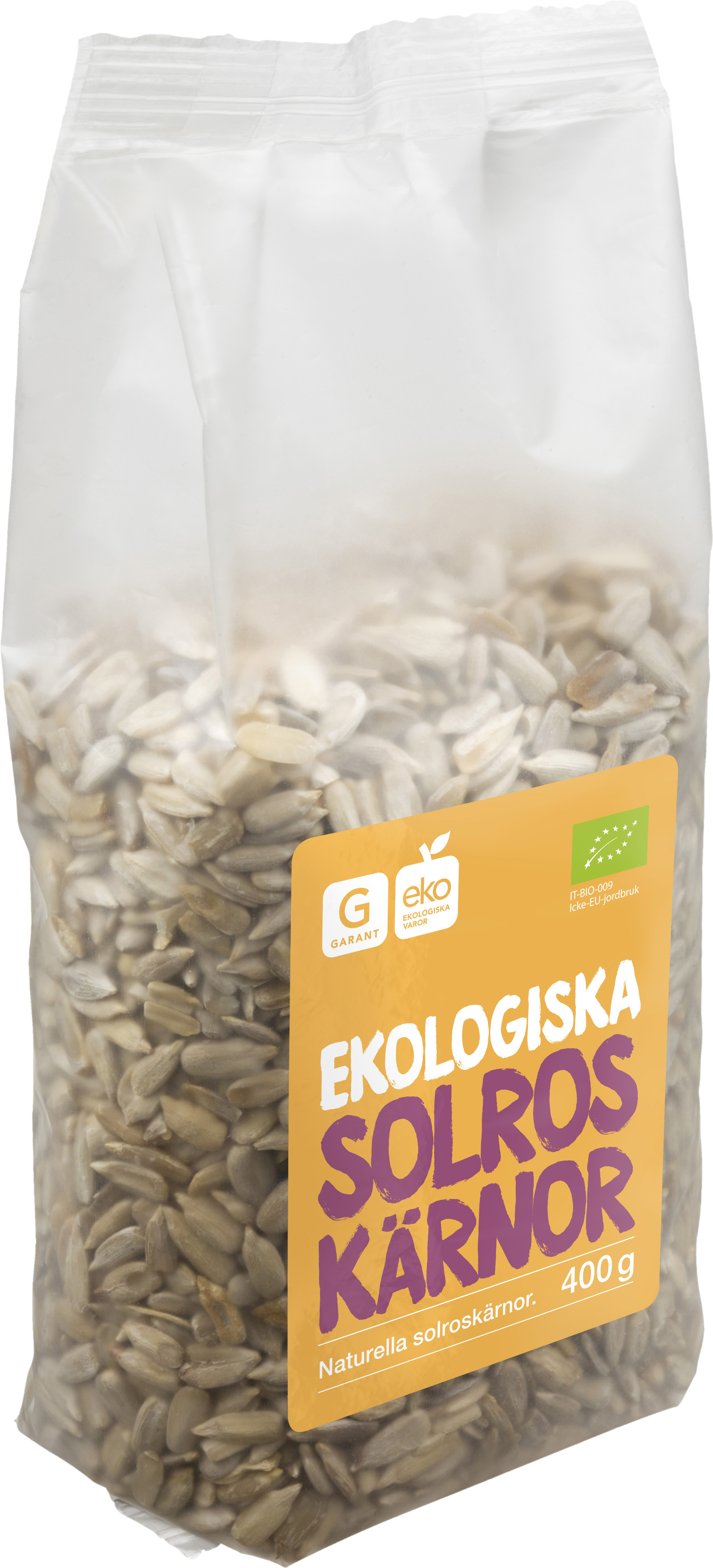 Garant Ekologiska Solroskärnor 400g