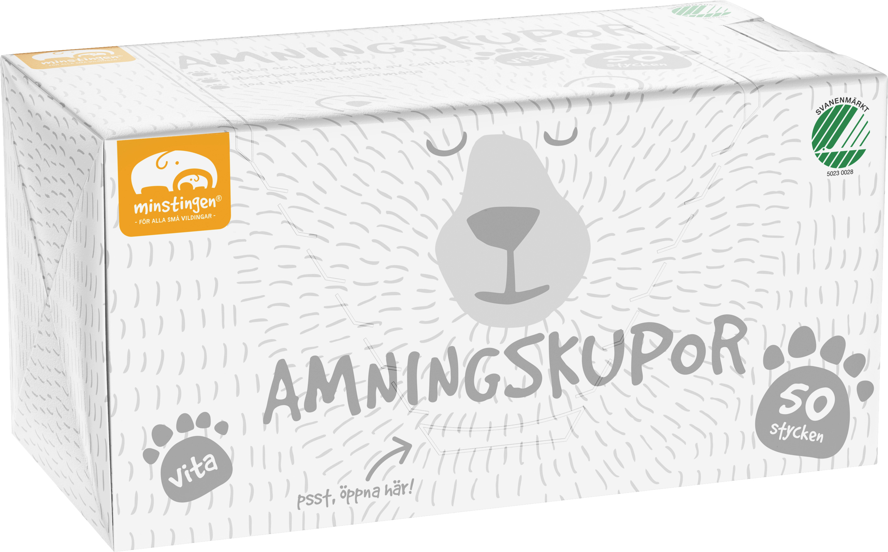 Minstingen Amningskupor 50 st