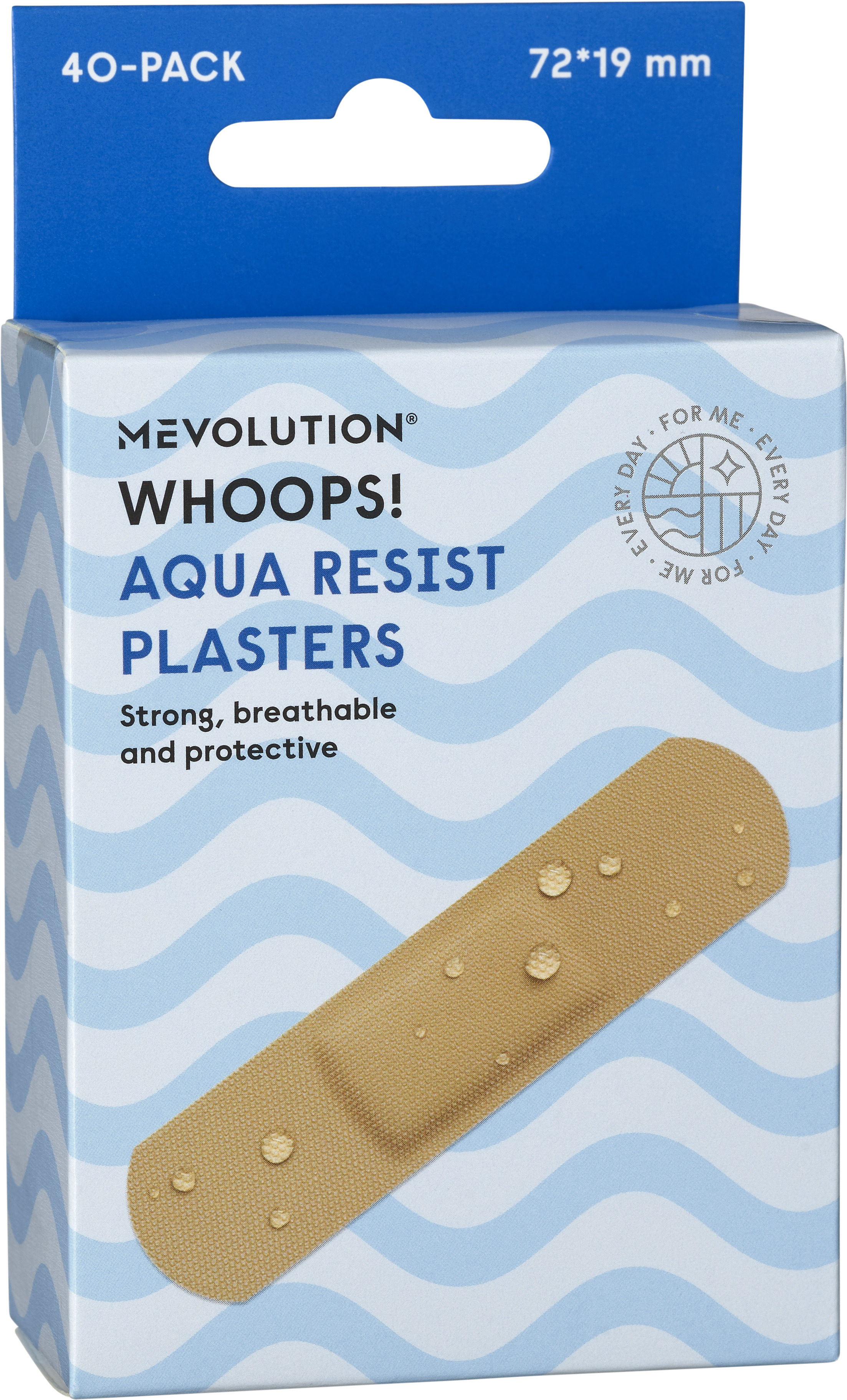 Mevolution Whoops! Aqua Resist Plåster 40 st