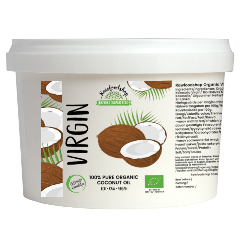 Rawfoodshop Kokosolja Virgin Eko 500 ml