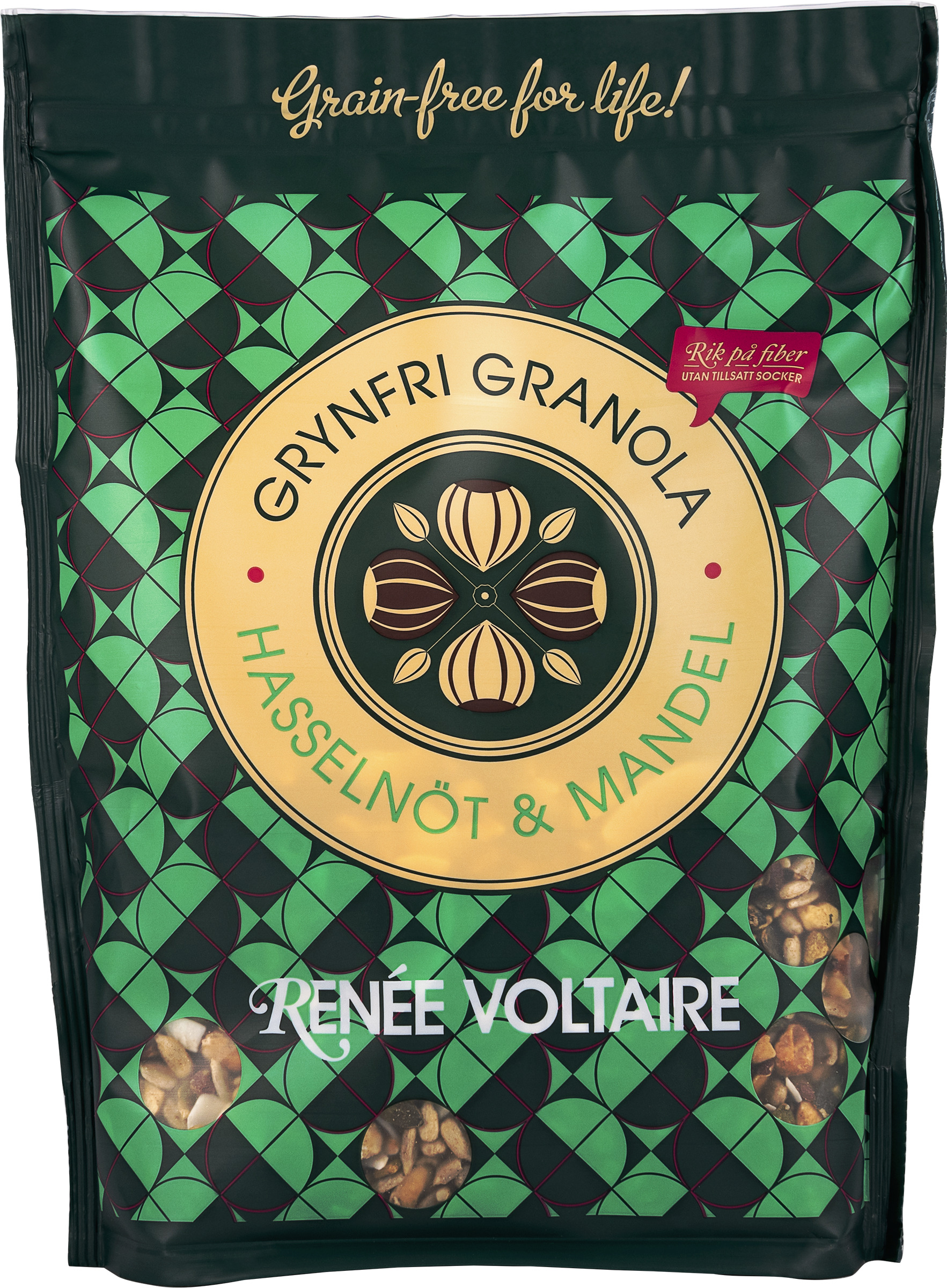 Renée Voltaire Grynfri Granola Hasselnöt & Mandel 350 g