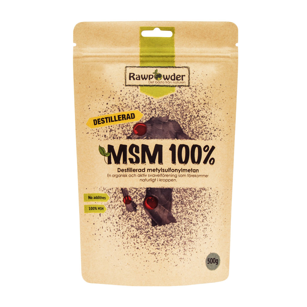 Rawpowder MSM 100% Destillerad 500 g