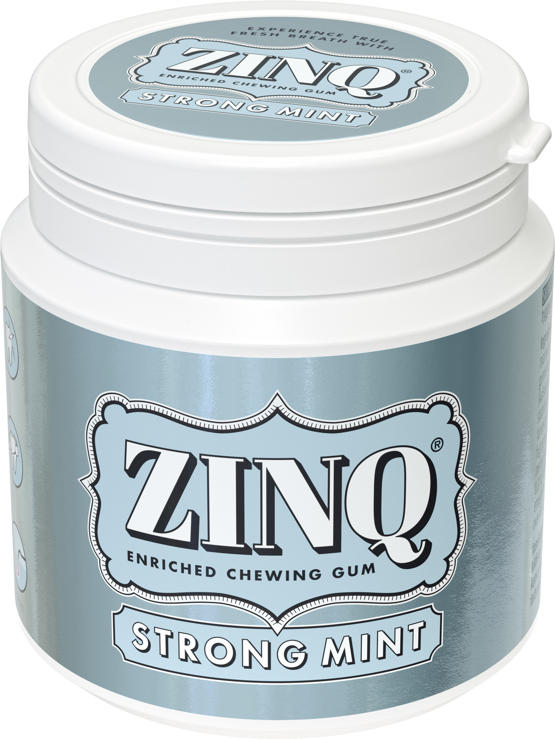 Zinq Strong Mint Tuggummi Burk 93 g