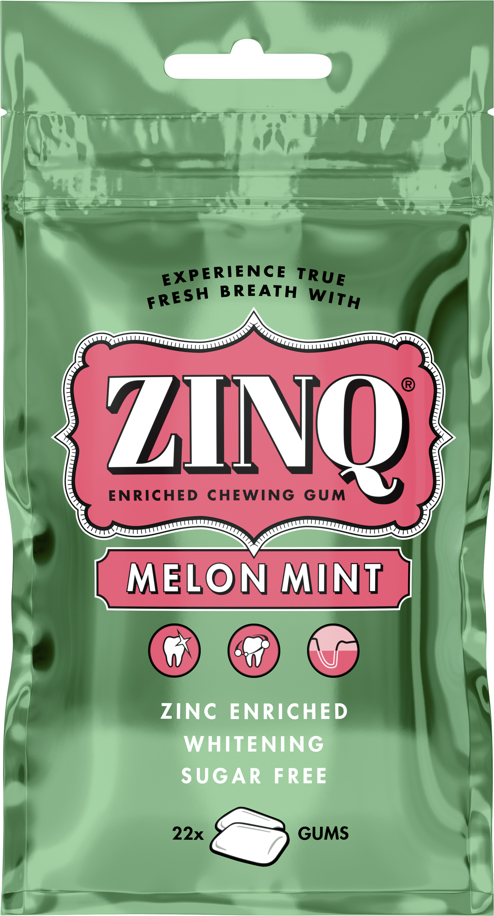 Zinq Melonmint Tuggummi 31.5 g